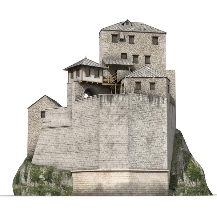 Old Castle on the Hill 3D