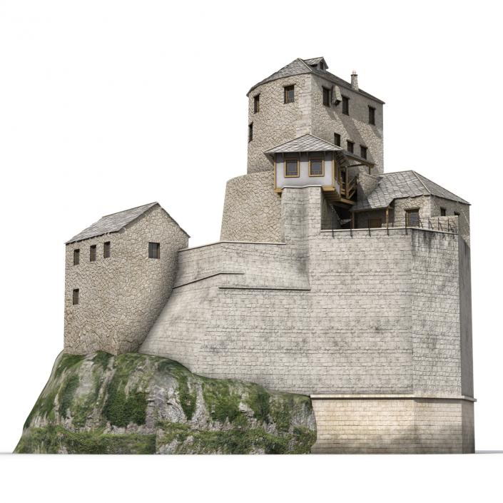 Old Castle on the Hill 3D