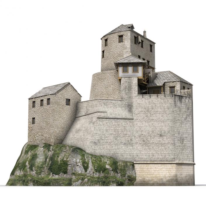 Old Castle on the Hill 3D