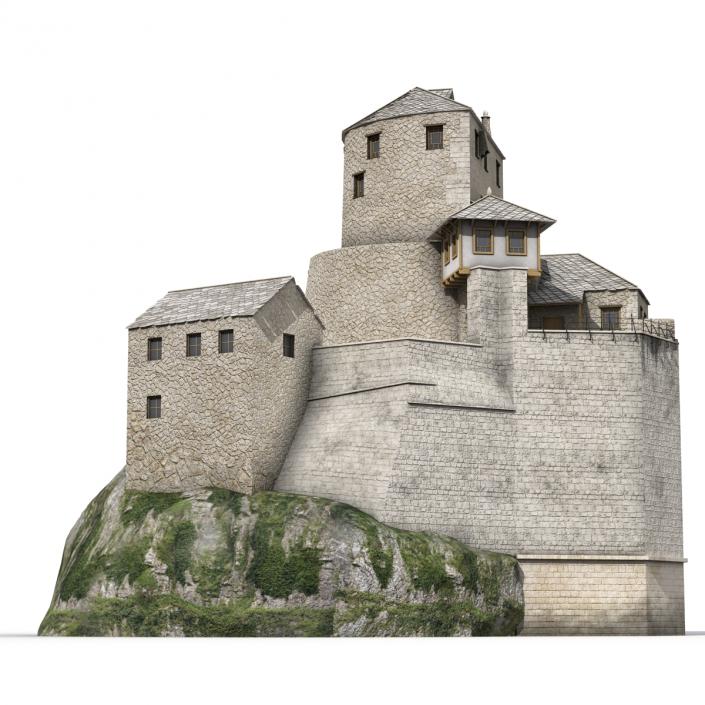 Old Castle on the Hill 3D