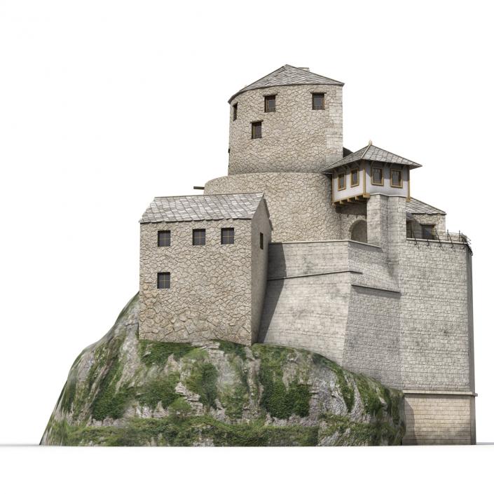 Old Castle on the Hill 3D