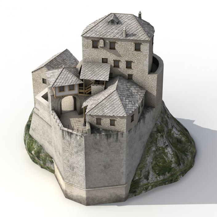 Old Castle on the Hill 3D