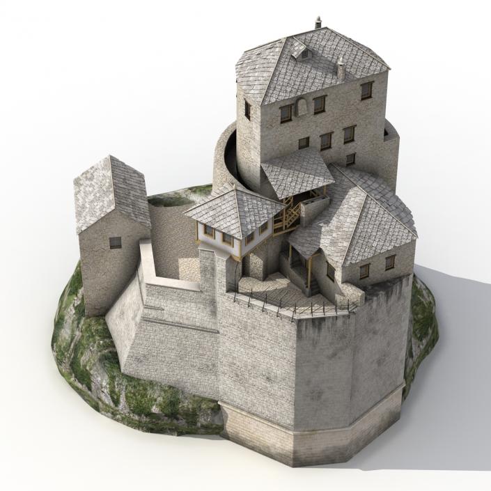 Old Castle on the Hill 3D