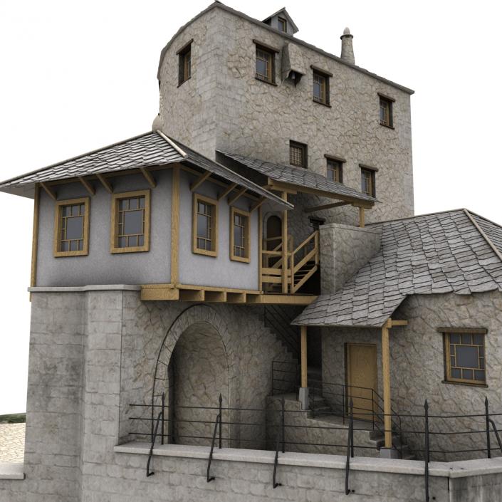 Old Castle on the Hill 3D