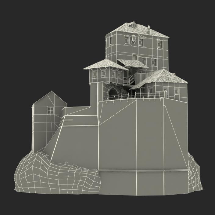 Old Castle on the Hill 3D