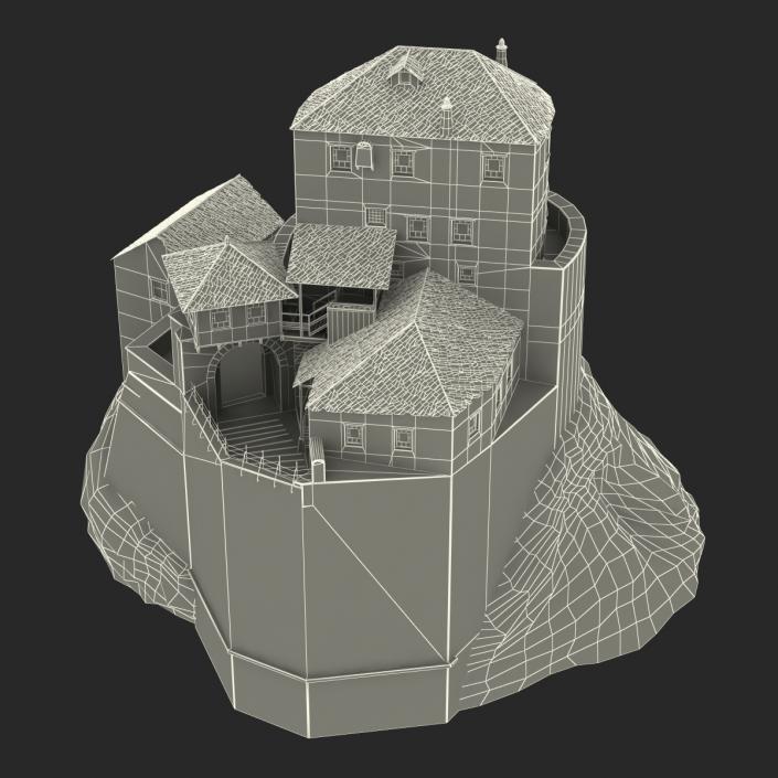 Old Castle on the Hill 3D