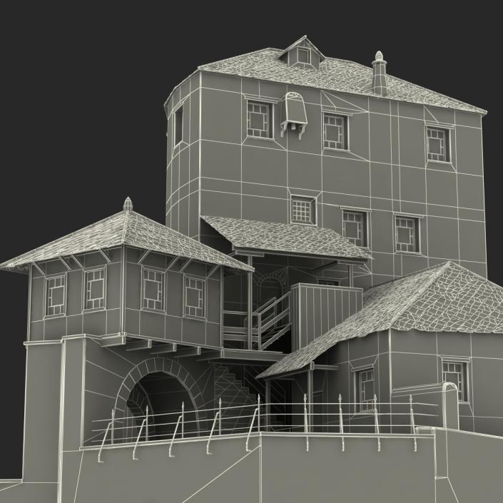 Old Castle on the Hill 3D