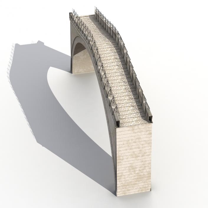 3D model Ottoman Bridge Stari Most