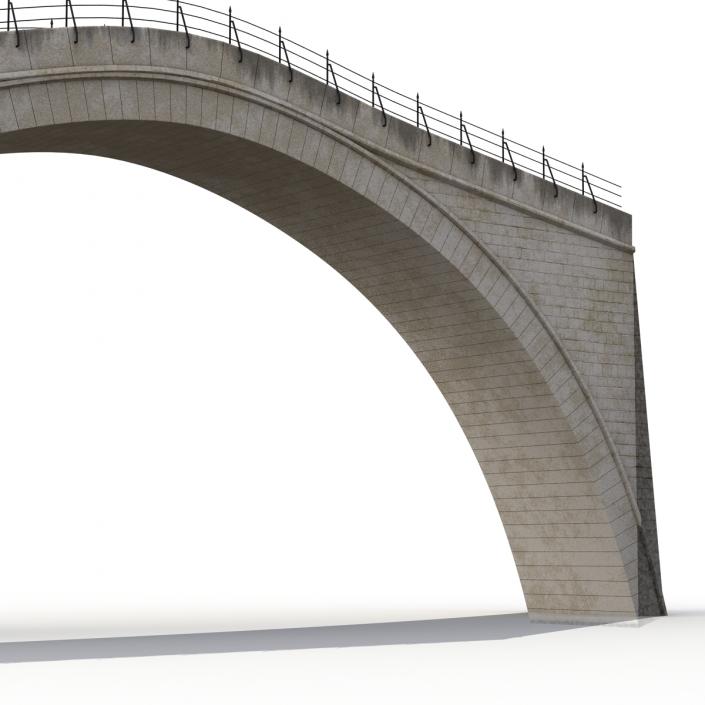 3D model Ottoman Bridge Stari Most