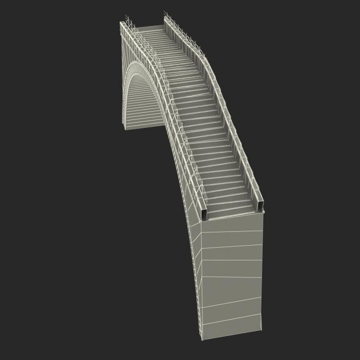 3D model Ottoman Bridge Stari Most