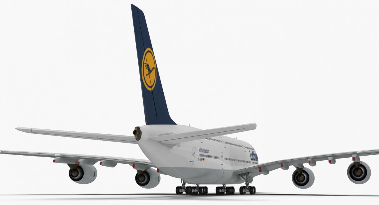 3D Airbus A380-1000 Lufthansa