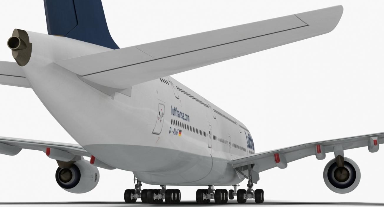 3D Airbus A380-1000 Lufthansa