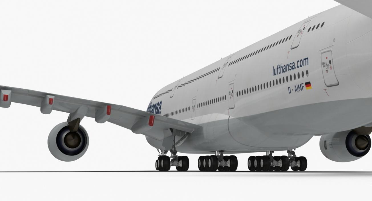 3D Airbus A380-1000 Lufthansa