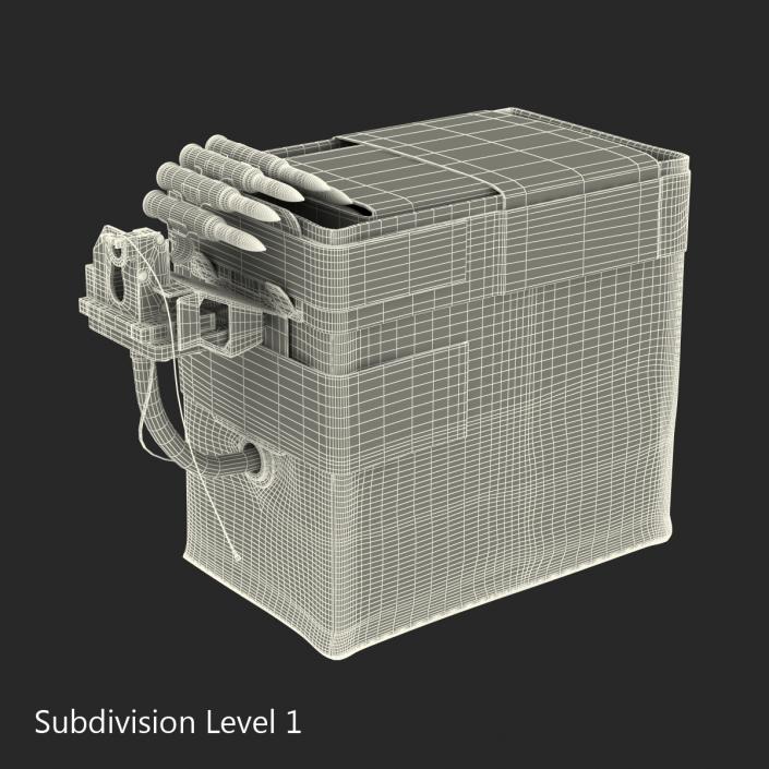 3D Ammo Box for Machine Gun 2