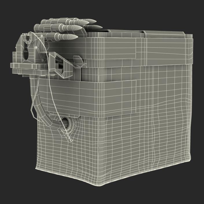 3D Ammo Box for Machine Gun 2