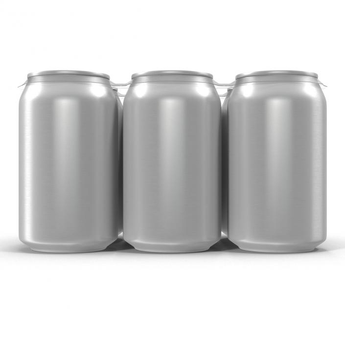 3D Six Pack of Cans