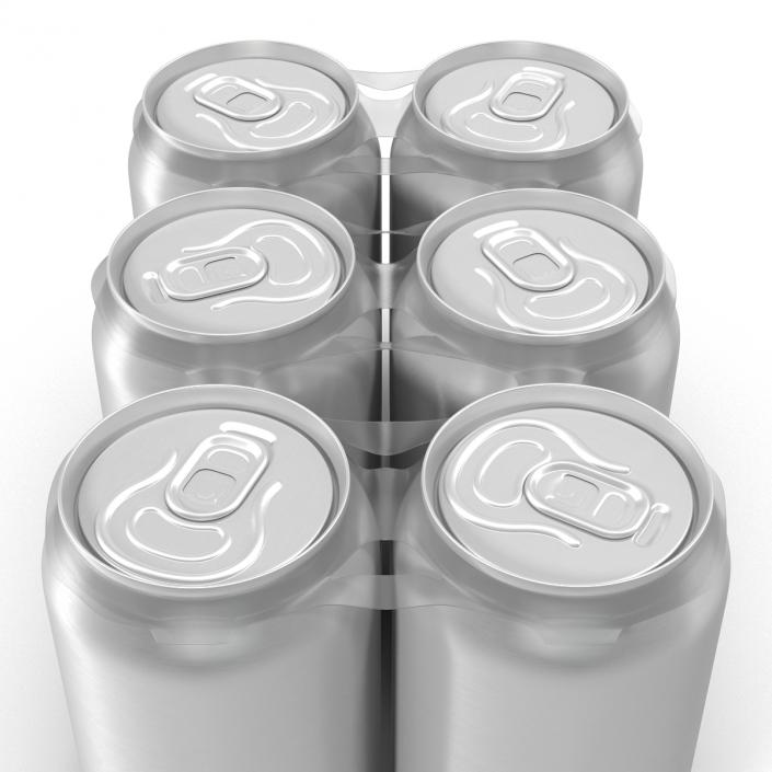 3D Six Pack of Cans