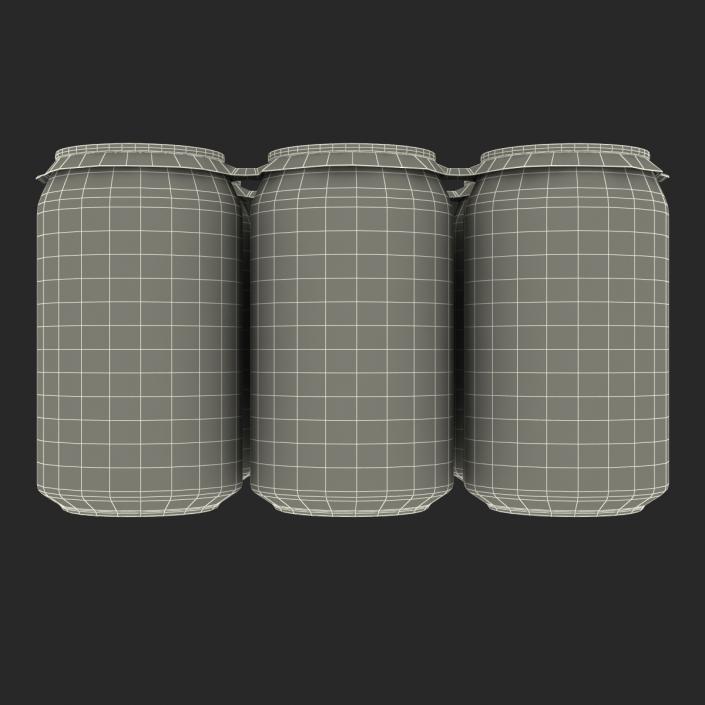 3D Six Pack of Cans