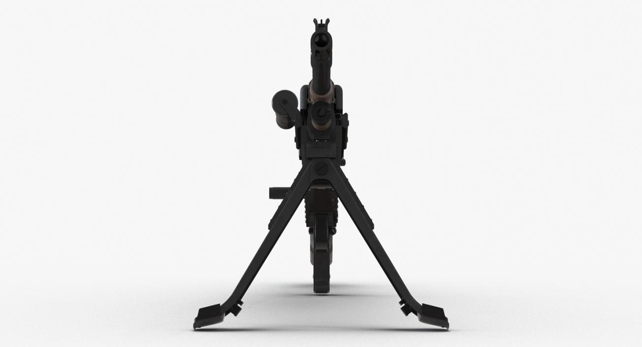 US Machine Gun M240 3D model