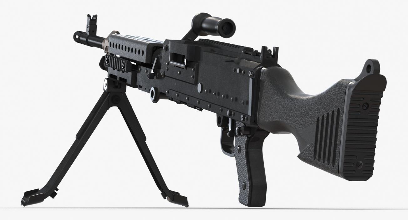 US Machine Gun M240 3D model