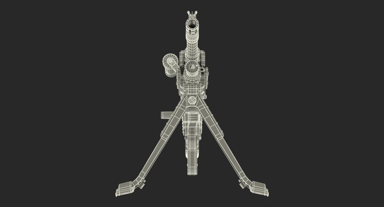 US Machine Gun M240 3D model