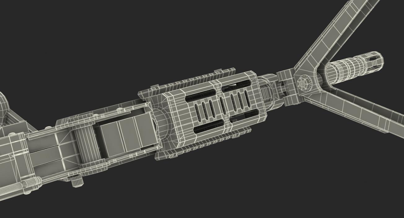 US Machine Gun M240 3D model