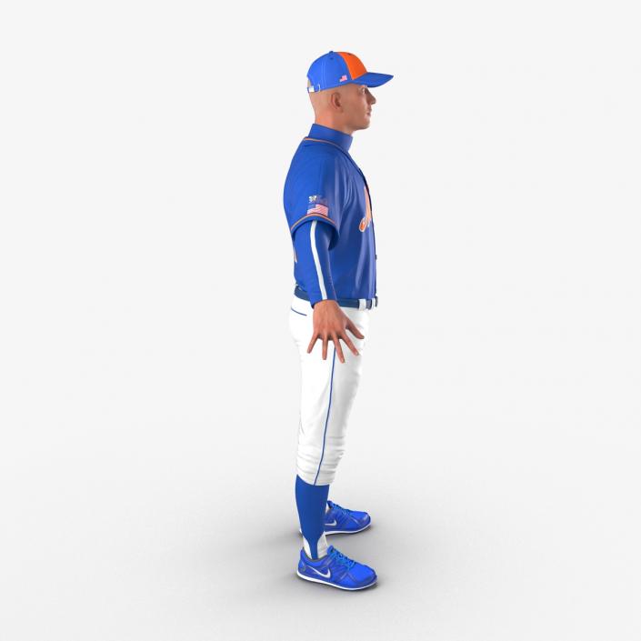 Baseball Player Mets 2 3D