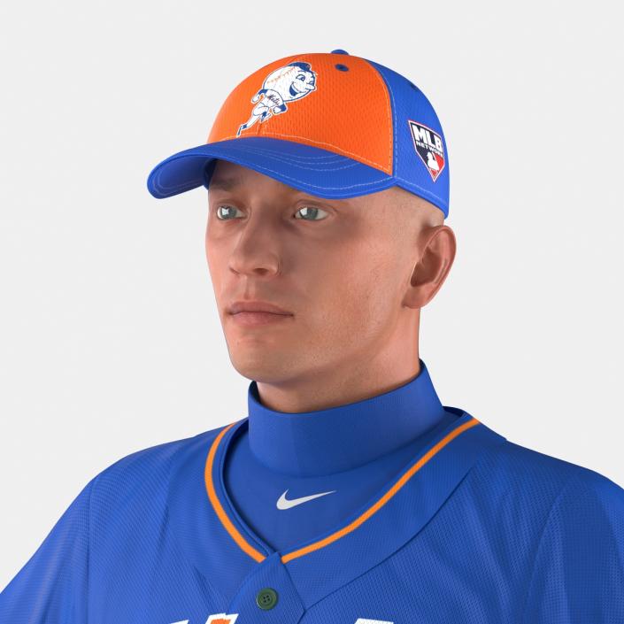 Baseball Player Mets 2 3D