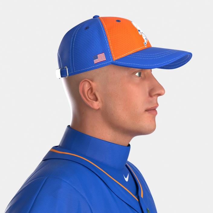 Baseball Player Mets 2 3D