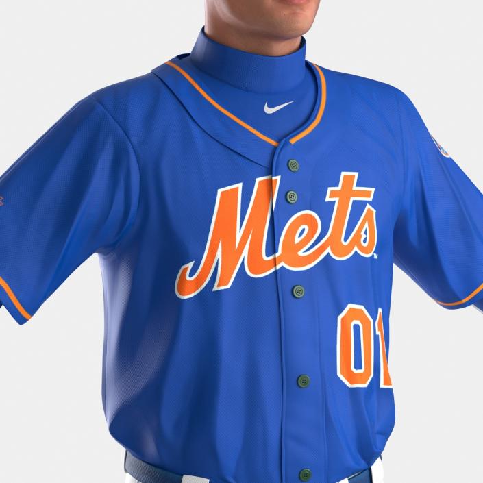 Baseball Player Mets 2 3D