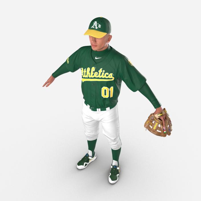 3D model Baseball Player Athletics