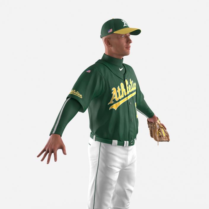 3D model Baseball Player Athletics