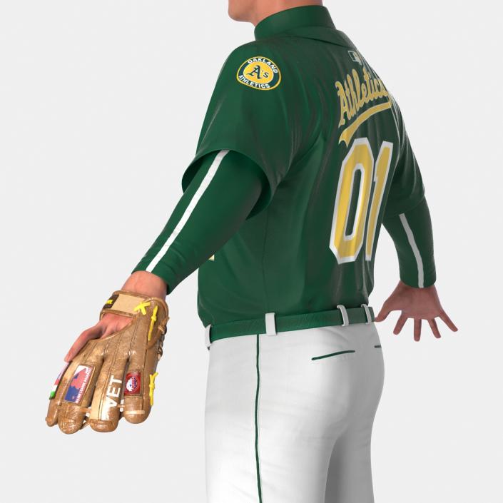 3D model Baseball Player Athletics