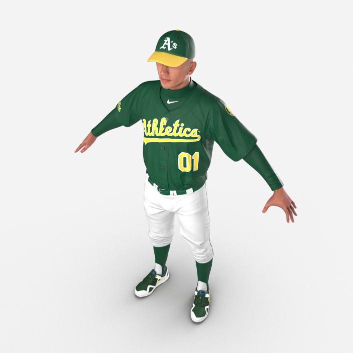 Baseball Player Athletics 2 3D