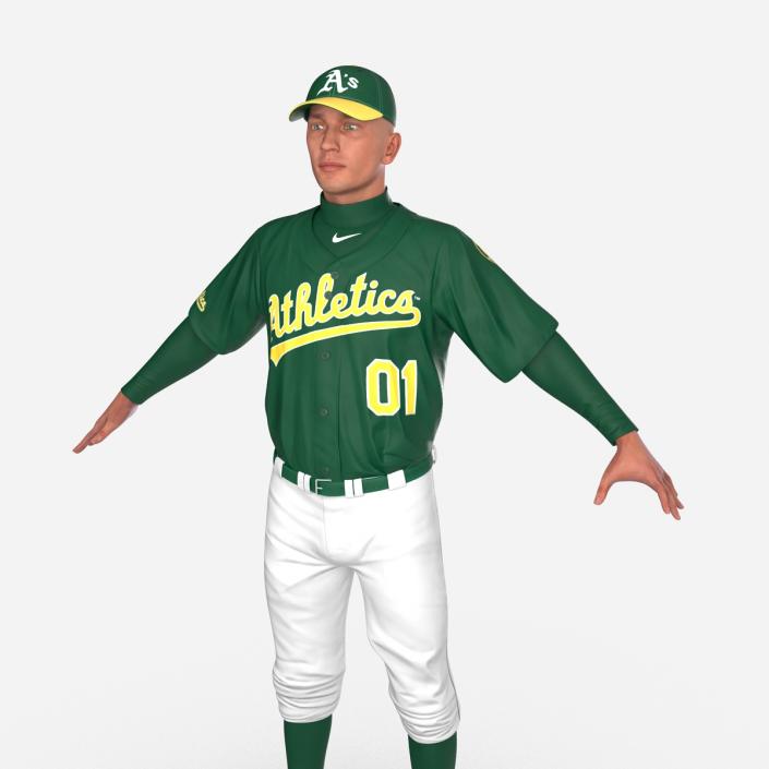 Baseball Player Athletics 2 3D