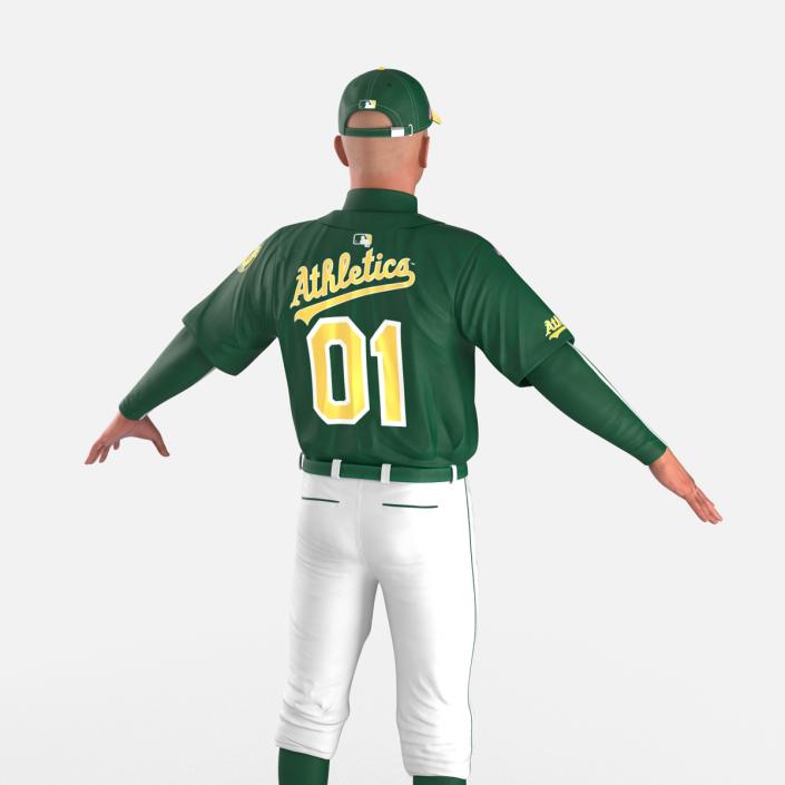 Baseball Player Athletics 2 3D