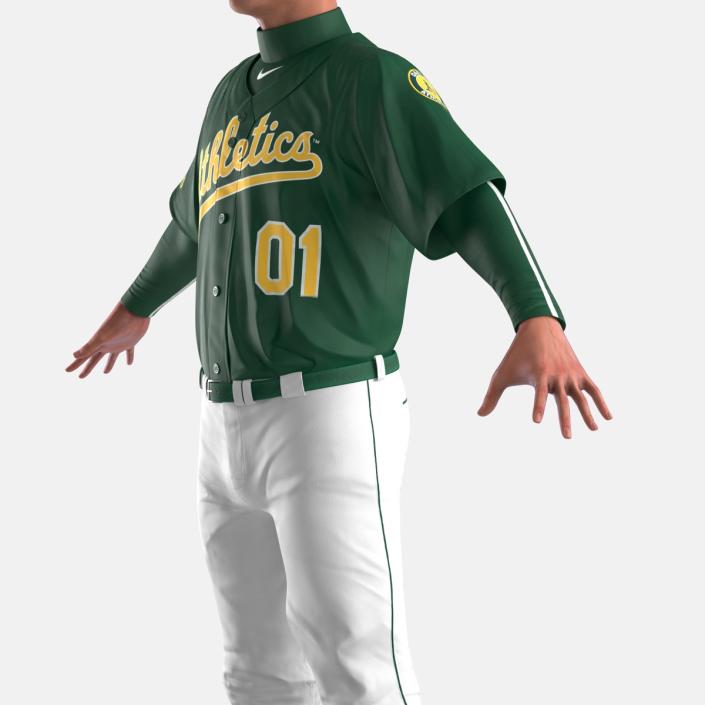 Baseball Player Athletics 2 3D