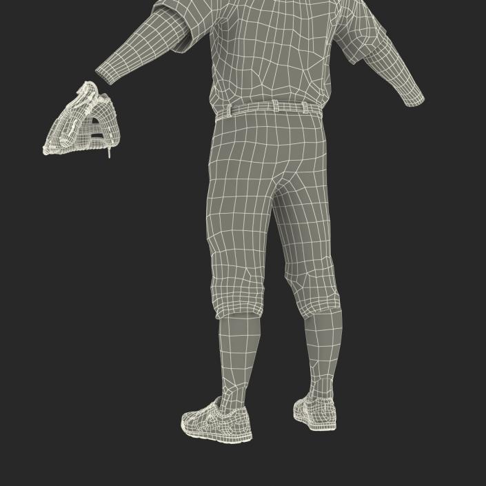 3D Baseball Player Outfit Twins model