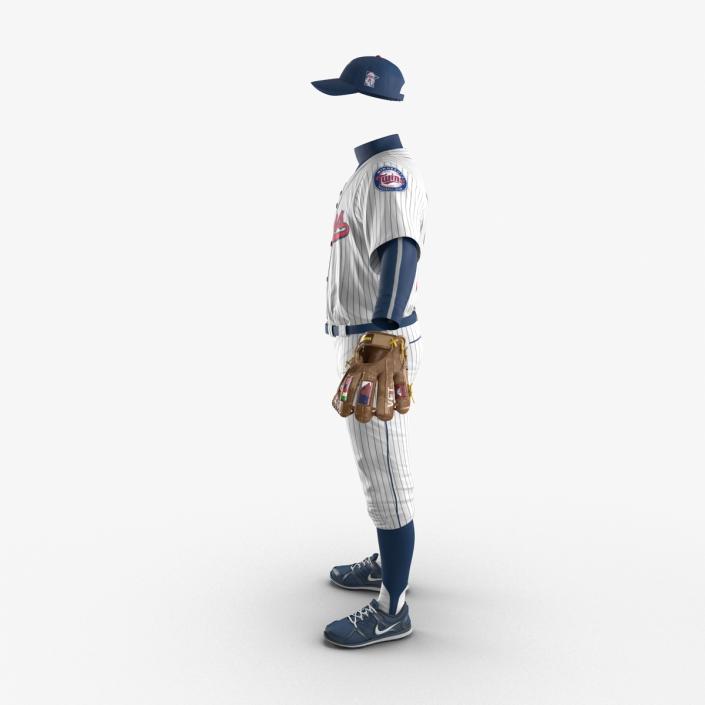 3D Baseball Player Outfit Twins model