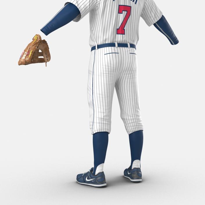 3D Baseball Player Outfit Twins model