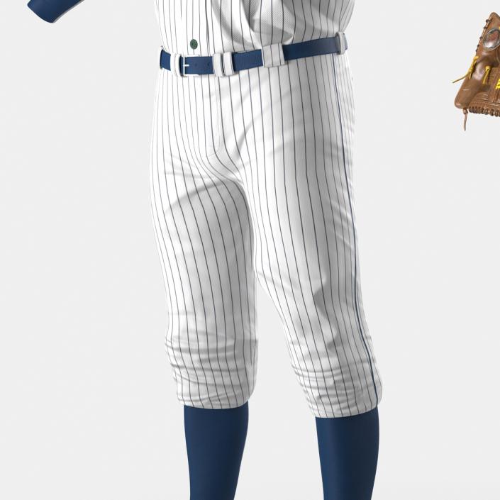 3D Baseball Player Outfit Twins model