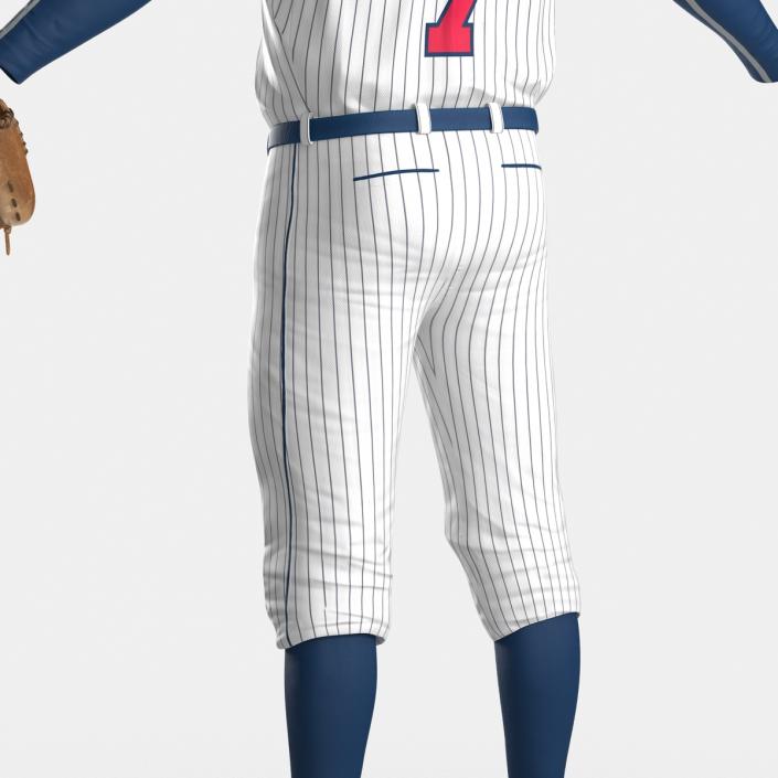 3D Baseball Player Outfit Twins model