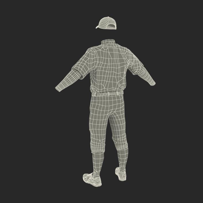 3D model Baseball Player Outfit Twins 2