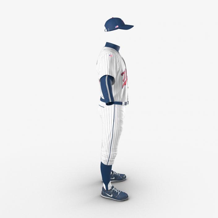 3D model Baseball Player Outfit Twins 2