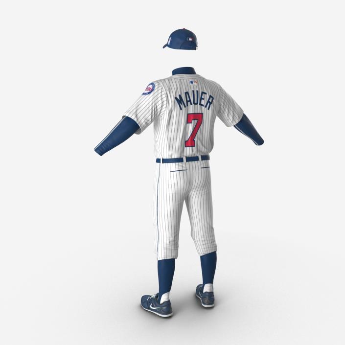 3D model Baseball Player Outfit Twins 2