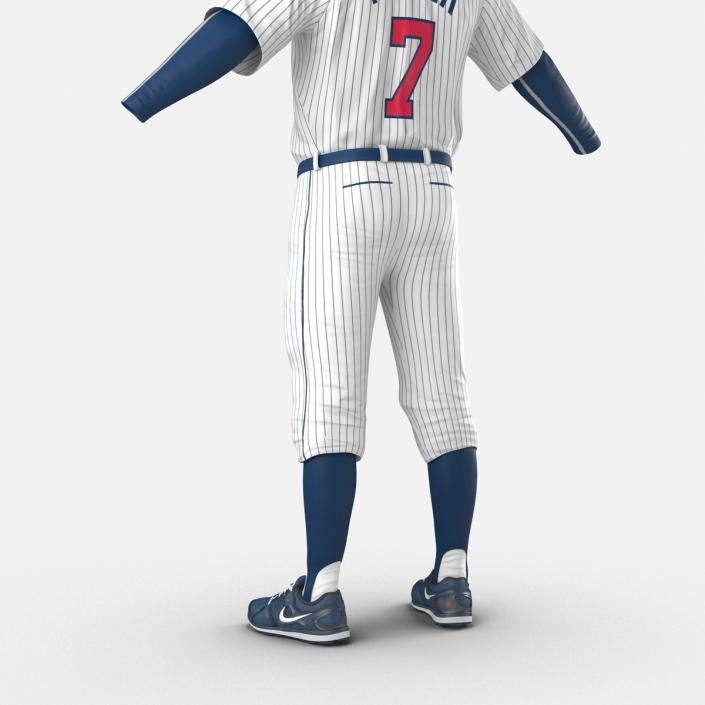 3D model Baseball Player Outfit Twins 2