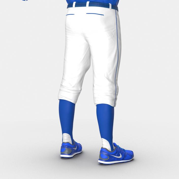 Baseball Player Outfit Mets 2 3D model