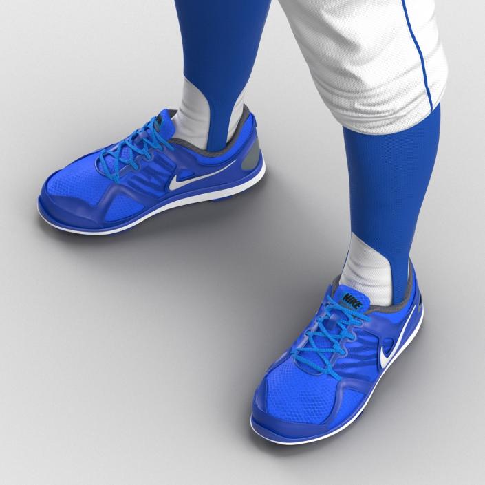 Baseball Player Outfit Mets 2 3D model