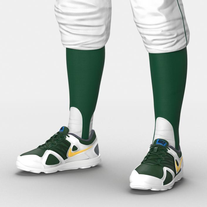 Baseball Player Outfit Athletics 3D