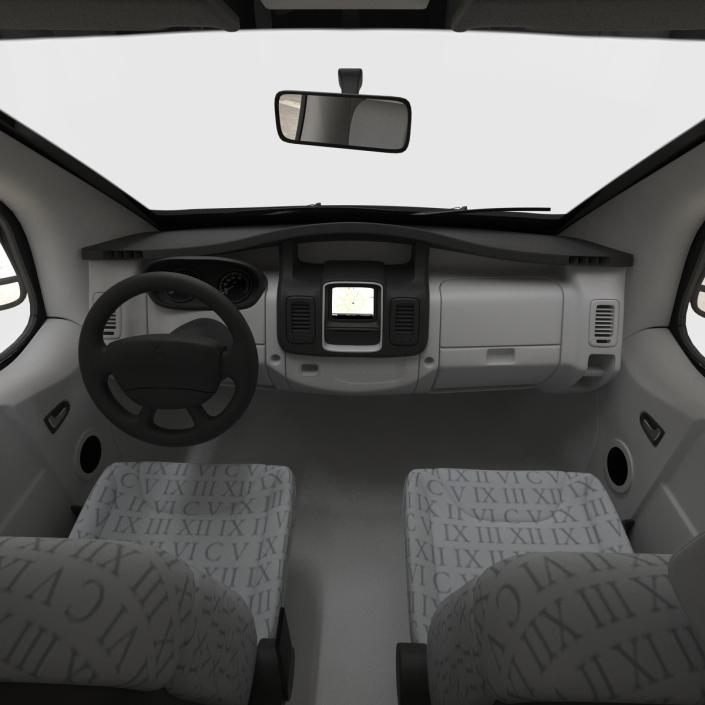 3D model Renault Trafic 2013 Simple Interior